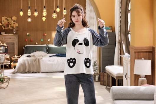 Pyjama polaire Panda unisexe pyjama panda