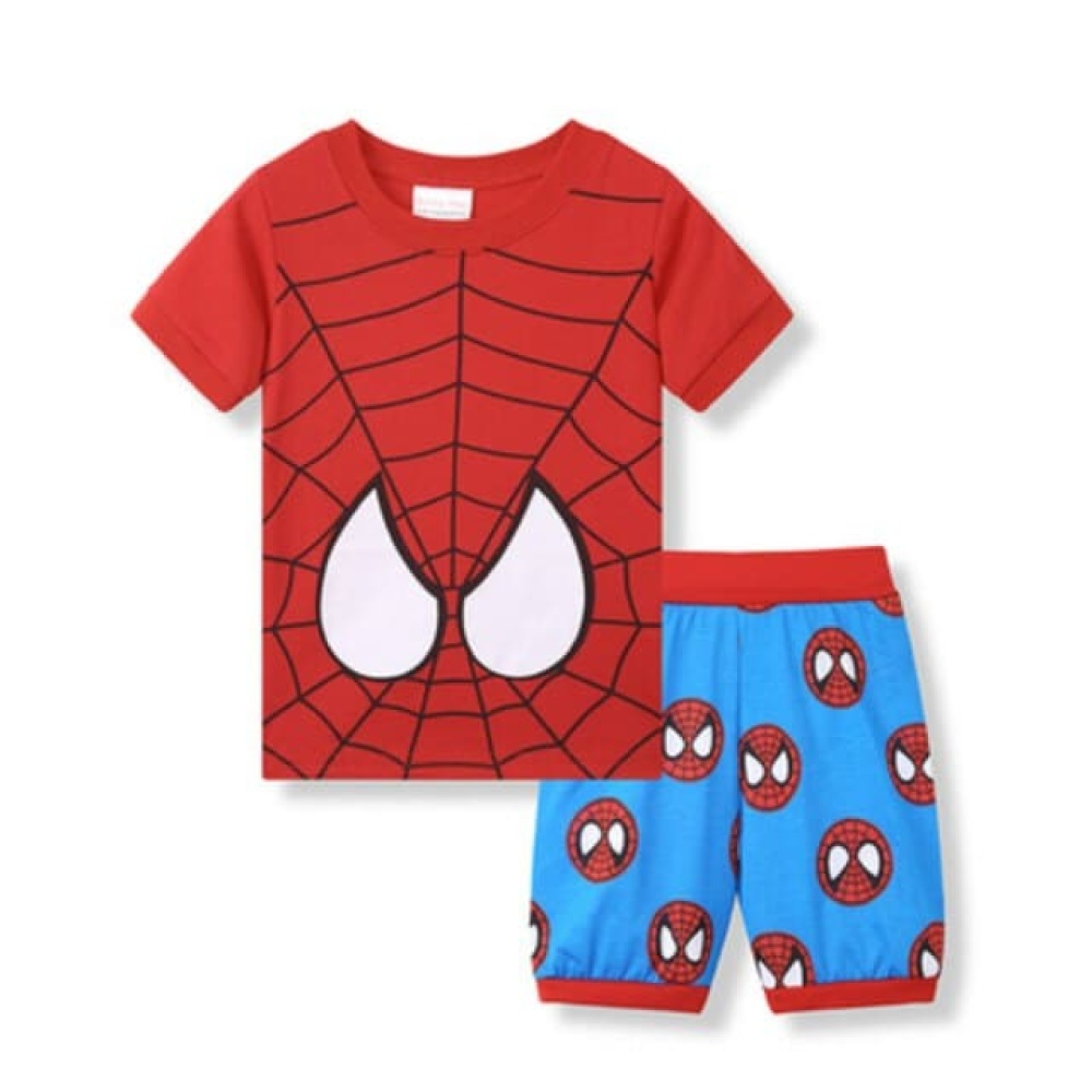 Pyjama d'été Spiderman en coton pyjama deux pieces spiderman en coton 28