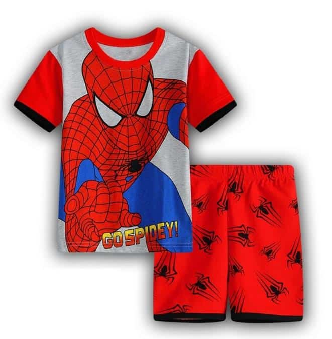 Pyjama Spiderman deux pièces en coton pyjama deux pieces spiderman en coton 4