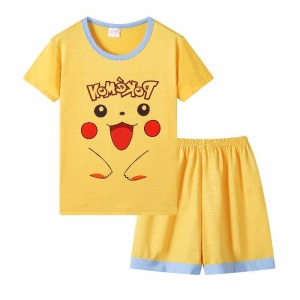 Pyjama Pikachu Pokémon pour garçon jaune à la mode