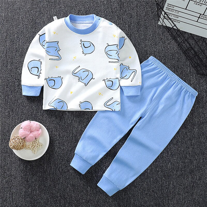 Pyjama pour petit garçon en coton motif éléphant pyjama pour petit garcon en coton motif elephant 5