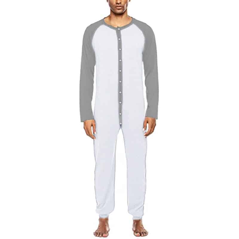 Pyjama combinaison bicolore pour homme pyjama combinaison bicolore pour homme 12