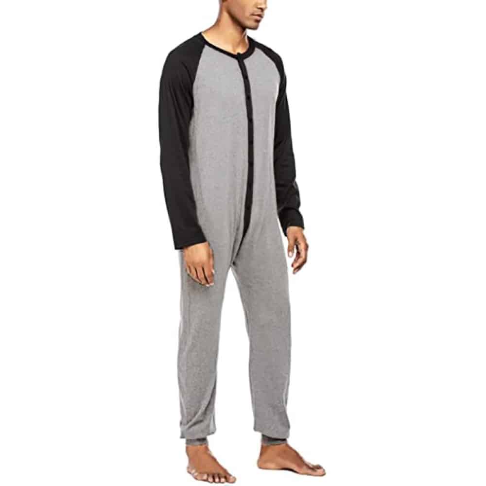 Pyjama combinaison bicolore pour homme pyjama combinaison bicolore pour homme 13