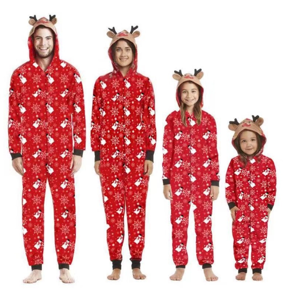 Pyjama de noël avec bonhommes de Neige pour la famille pyjama de noel avec bonhommes de neige pour la famille 5