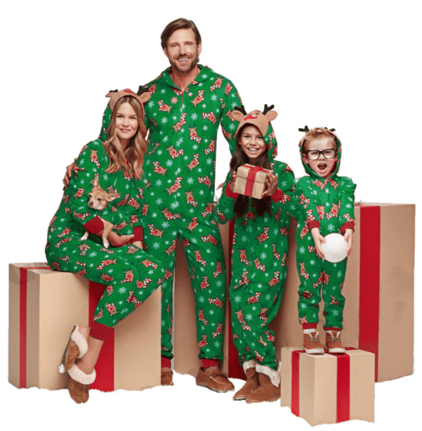 Pyjama de noël Vert pour la famille pyjama de noel vert pour la famille