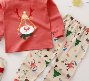 Pyjama Renne de Noël pour garçons et filles pyjama renne de noel pour garcons et filles 4