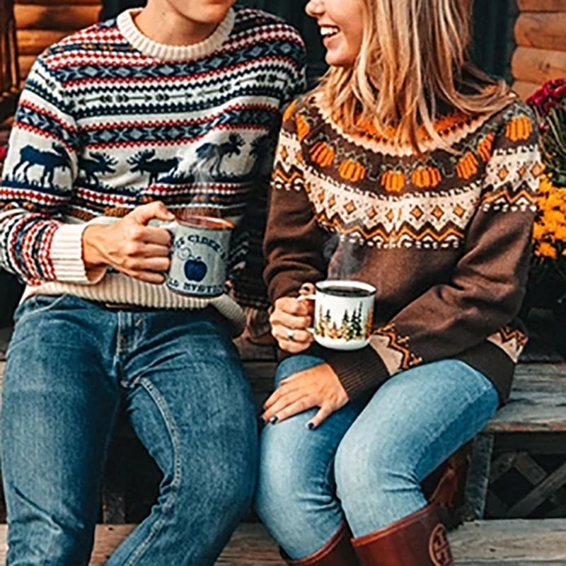 Pull tricoté pour femmes pour la saison de Noël pull tricote pour femmes pour la saison de noel 3