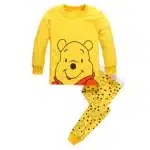 Ensemble Pyjama Coton Winnie l'ourson jaune à la mode