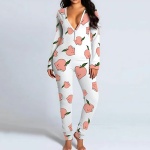 Combinaison Pyjama Sexy Avec Rabat Boutonné – Pyjama Dreami