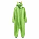 Combinaison pyjama Monstre et Compagnie Mike vert à la mode