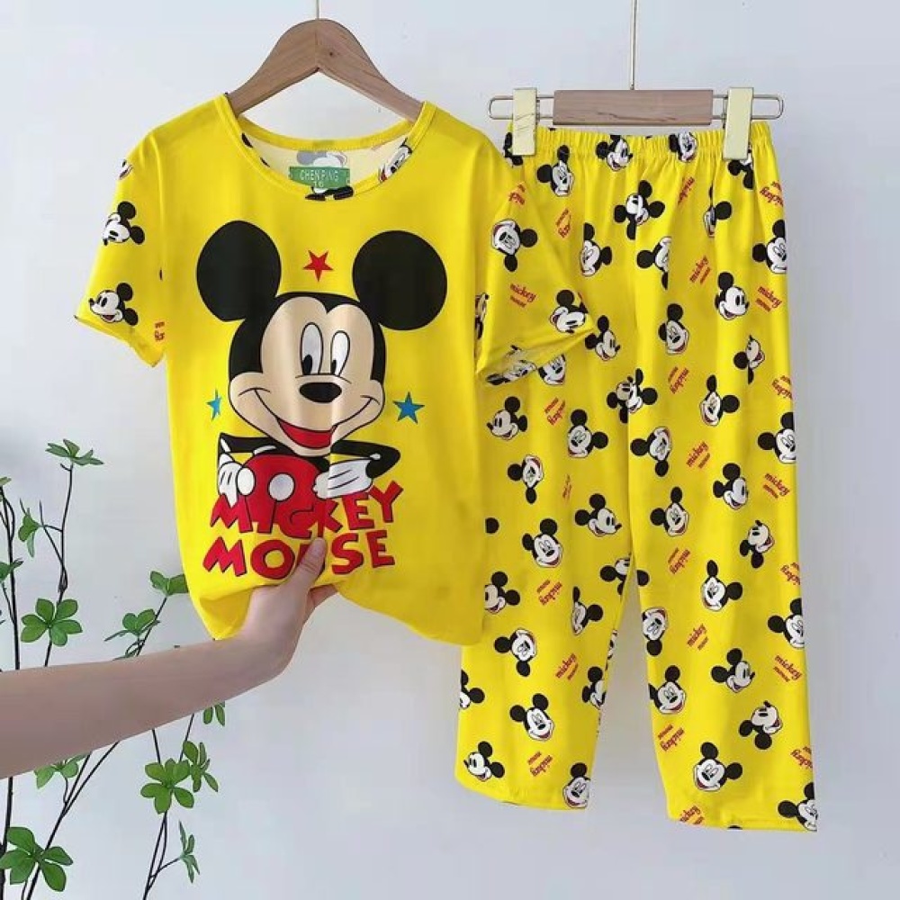 Pyjama d'été pour enfant Mickey Mousse Pyjama de printemps et d automne pour enfants v tements pour b b s T Shirt.jpg 640x640