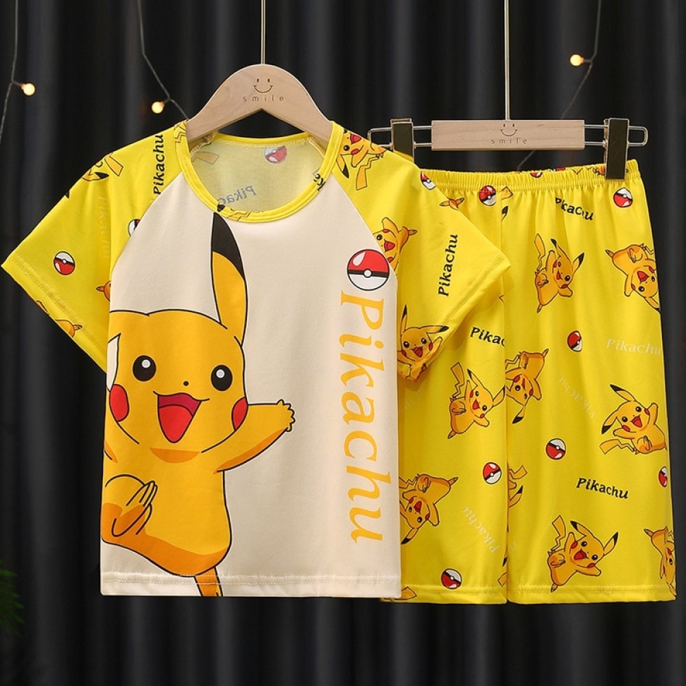 Pyjama d'été Pikachu pour enfant pyjama d ete pikachu pour enfant
