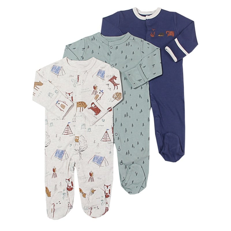 Pyjama combinaison bébé 3 pièces à motif dessin animé pyjama combinaison bebe trois pieces a motif lapin et noeud 6