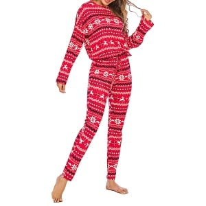 Pyjama Noel adulte impression cerf
