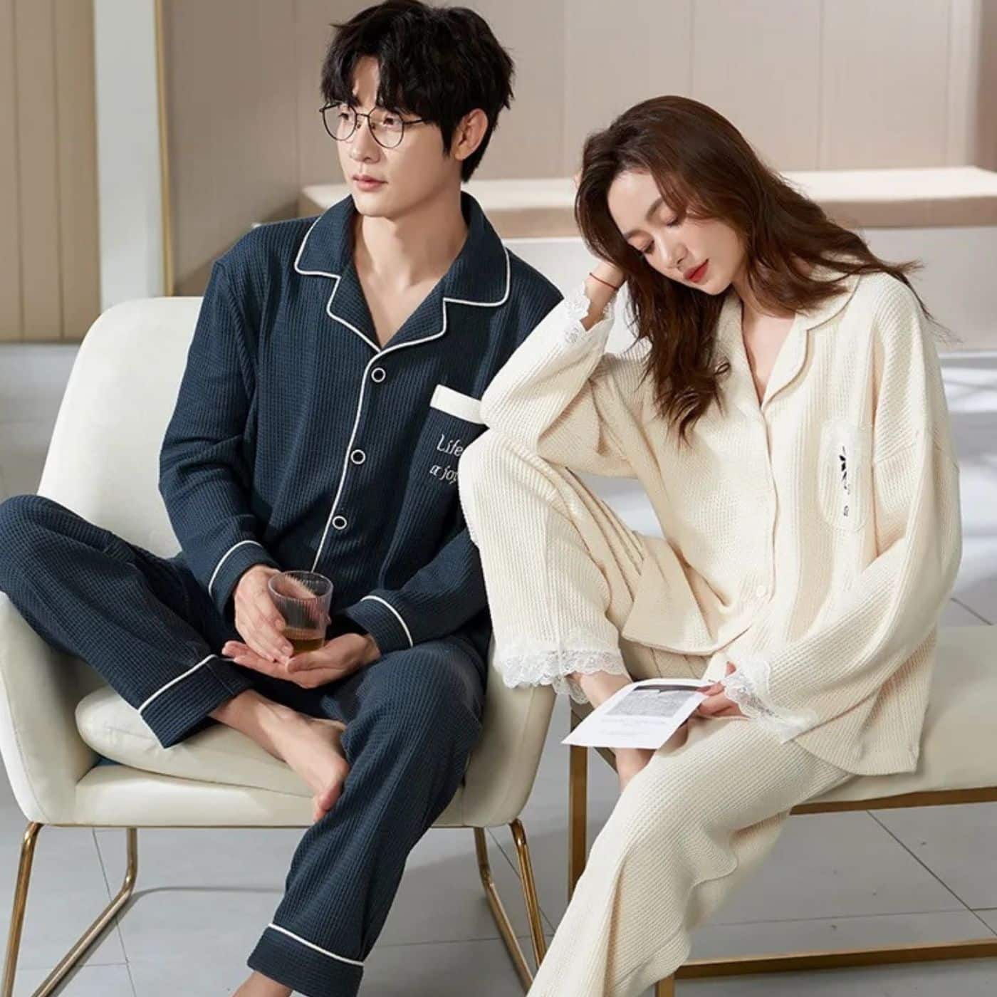 pyjama couple