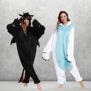 HULKAY Ensemble Pyjama Kimono Femme 100% Coton - Pyjama 2 Pièces Lâche Confortable Pour Hommes Et Femmes
