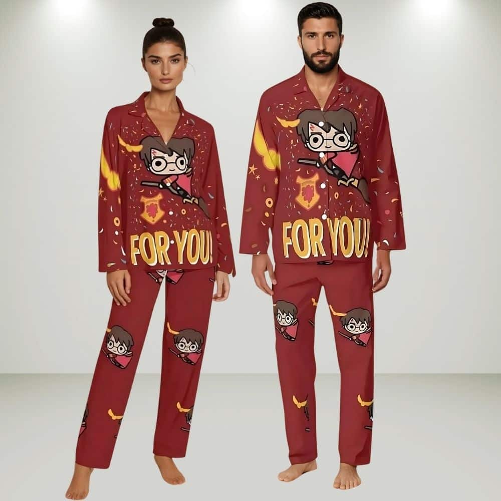 Pyjama long Harry Potter pour adulte • Tous en Pyjama